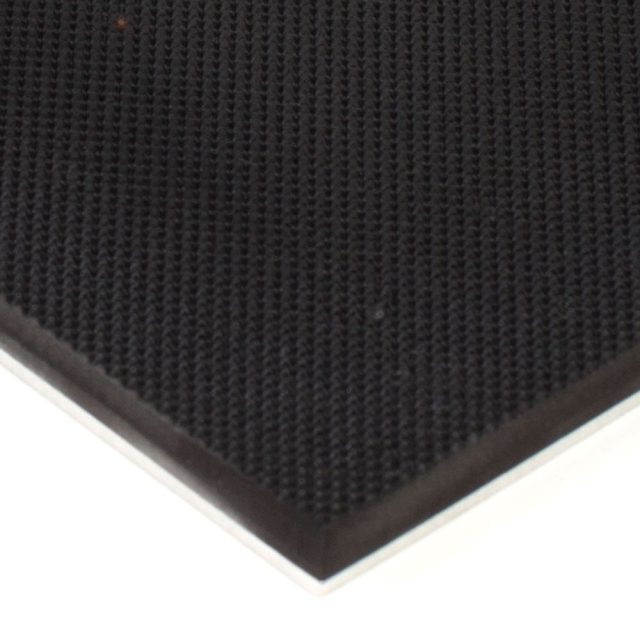 6” x 12” PFA Gripper Pad: Knurled 60 Durometer NBR Rubber Pad ...