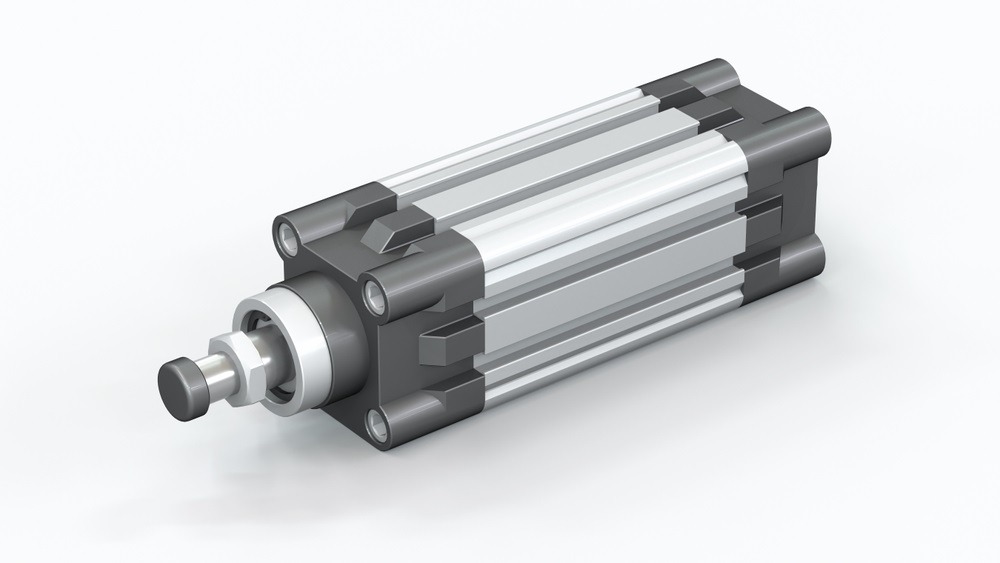 Compressed air driven linear actuator