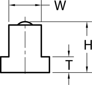 Rail Tab Height diagram